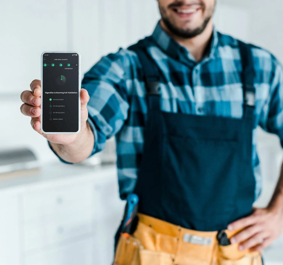 solar battery install & solar app